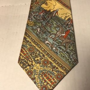 Hughes & Hatcher Men’s Neck Tie Men  On Horses